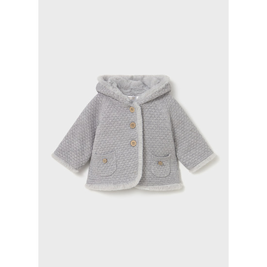 Ζακέτα πλεκτή με γούνα Mayoral 2333