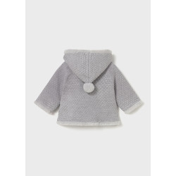 Ζακέτα πλεκτή με γούνα Mayoral 2333