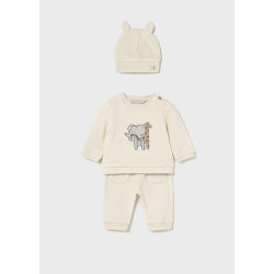 Σετ βελούδινο με σκουφάκι Mayoral 2624