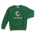 Μπλούζα φούτερ "I am thinking" Funky 222-192107 Μπλούζα φούτερ "I am thinking" Funky 222-192107