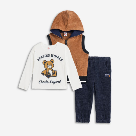 Σετ 3ων τεμαχίων με γιλέκο Funky 226-050106