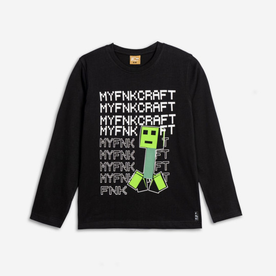 Μπλούζα μακρυμάνικη Minecraft Funky 226-106113 Μπλούζα μακρυμάνικη Minecraft Funky 226-106113