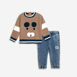 Σετ με τζιν παντελόνι Funky 226-822100 Σετ με τζιν παντελόνι Funky 226-822100