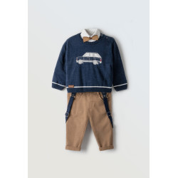 Σετ 3ων τεμαχίων με πουλόβερ Hashtag 243600 Σετ 3ων τεμαχίων με πουλόβερ Hashtag 243600