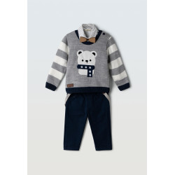 Σετ 3ων τεμαχίων με πουλόβερ Hashtag 253601