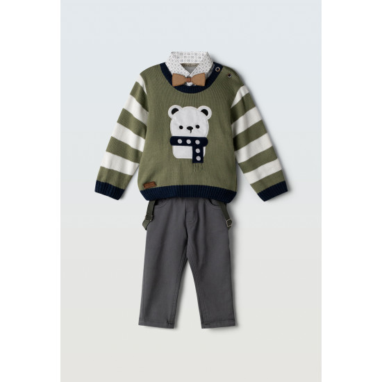 Σετ 3ων τεμαχίων με πουλόβερ Hashtag 253601