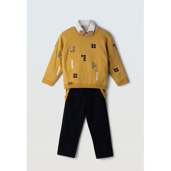 Σετ 3ων τεμαχίων με πουλόβερ Hashtag 253812