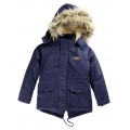 Μπουφάν παρκά μπλε Funky ΑΑ3015