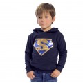 Μπλούζα φούτερ με παγιέτες "Superman" Funky ΑΑ1764 Μπλούζα φούτερ με παγιέτες "Superman" Funky ΑΑ1764