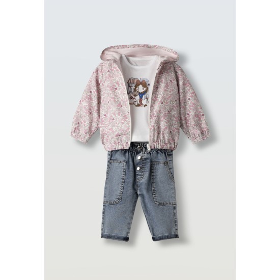 Σετ 3ων τεμαχίων με μπουφάν Εβίτα 266512