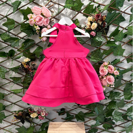 Φόρεμα φούξ με παρτούς ώμους ΚΚ1686