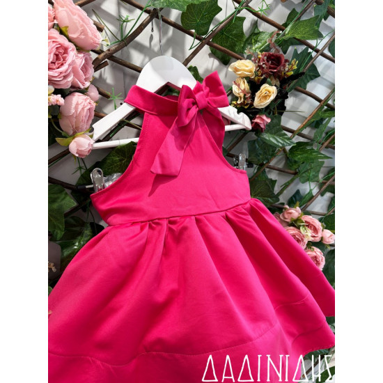 Φόρεμα φούξ με παρτούς ώμους ΚΚ1686