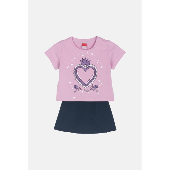 Σετ μακό με φούστα-σορτς Joyce 2511135 Σετ μακό με φούστα-σορτς Joyce 2511135