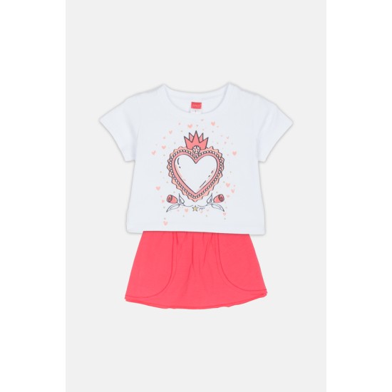 Σετ μακό με φούστα-σορτς Joyce 2511135 Σετ μακό με φούστα-σορτς Joyce 2511135