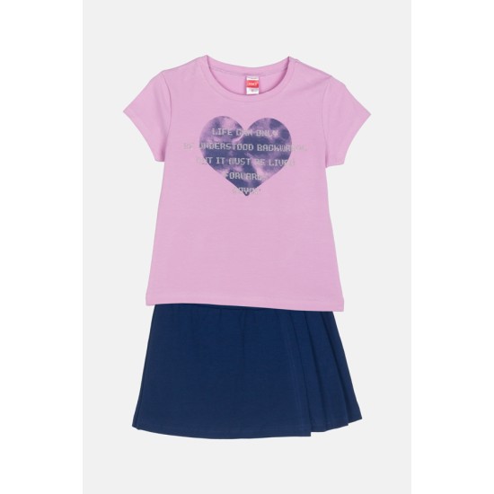 Σετ μακό με φούστα-σορτς Joyce 2513152