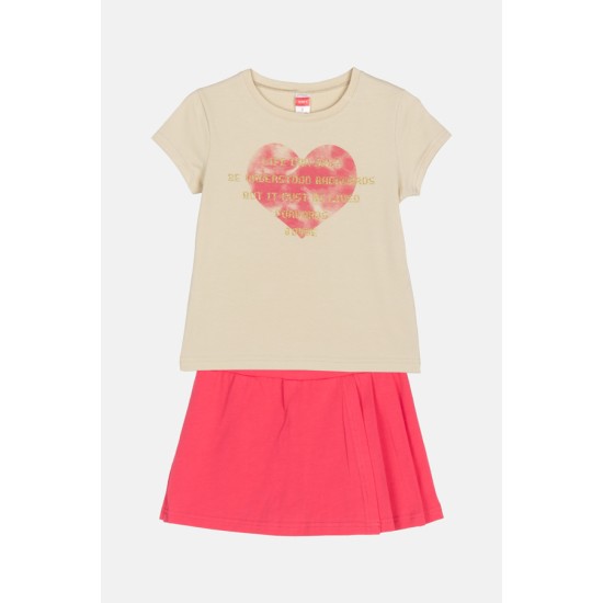 Σετ μακό με φούστα-σορτς Joyce 2513152