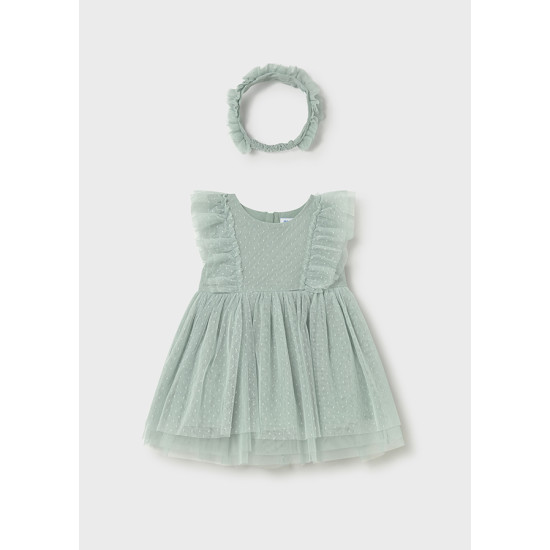 Φόρεμα τούλινο με κορδέλα Mayoral 1905