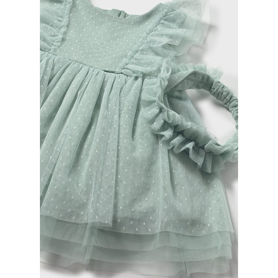 Φόρεμα τούλινο με κορδέλα Mayoral 1905