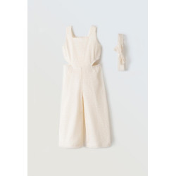 Ολόσωμη φόρμα με κορδέλα Εβίτα 254214 Ολόσωμη φόρμα με κορδέλα Εβίτα 254214