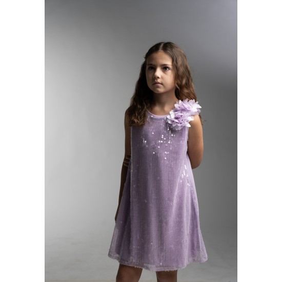 Φόρεμα με παγιέτες Εβίτα 266001