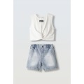 Σετ με τζιν σορτς Εβίτα 266027