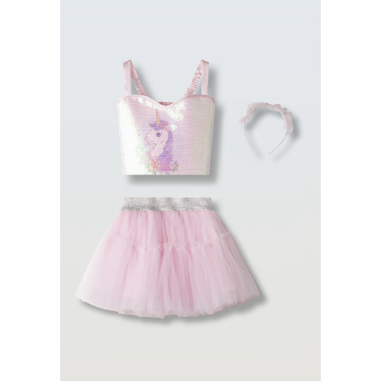 Σετ με τούλινη φούστα Εβίτα 266234