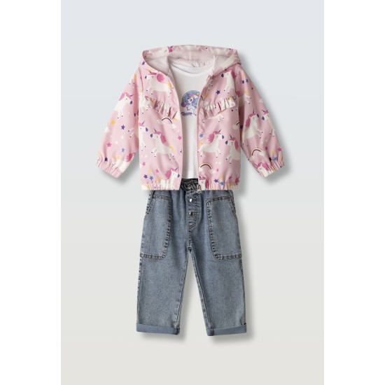 Σετ 3ων τεμαχίων με μπουφάν Εβίτα 266254 Σετ 3ων τεμαχίων με μπουφάν Εβίτα 266254