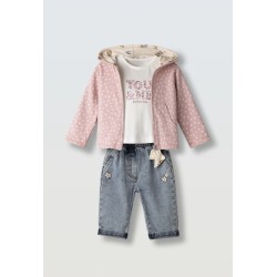 Σετ 3ων τεμαχίων με μπουφάν Εβίτα 266511