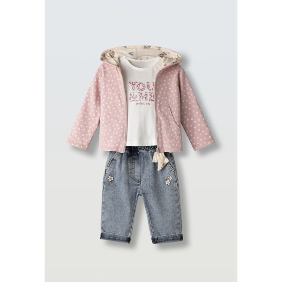 Σετ 3ων τεμαχίων με μπουφάν Εβίτα 266511