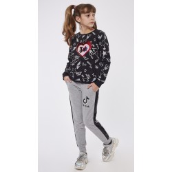 Φόρμα χειμερινή με παγιέτες "Tik tok" Εβίτα 215142 Φόρμα χειμερινή με παγιέτες "Tik tok" Εβίτα 215142