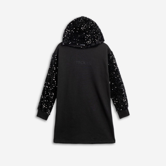 Φόρεμα φούτερ με παγιέτες Funky 226-528105 Φόρεμα φούτερ με παγιέτες Funky 226-528105