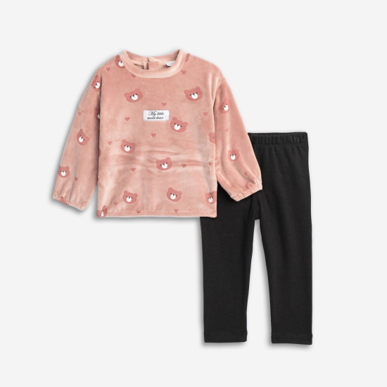 Σετ βελουτέ με κολάν Funky 226-921110