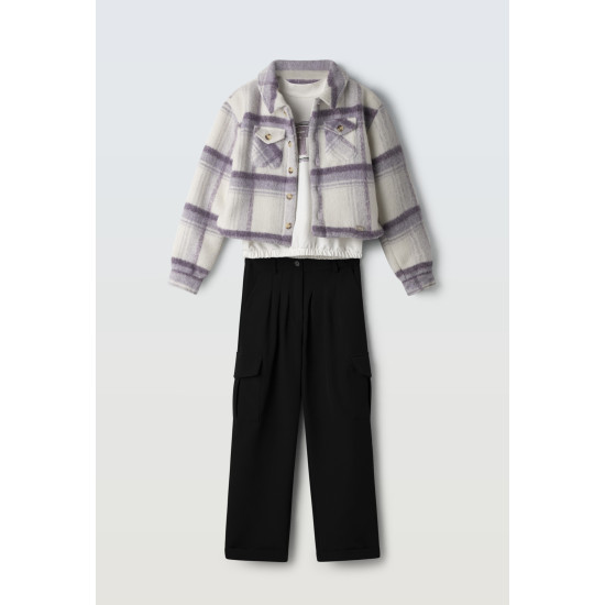 Σετ 3ων τεμαχίων με ζακέτα Εβίτα 253070