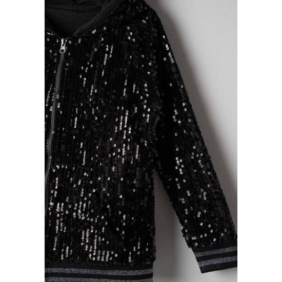 Ζακέτα με παγιέτες Εβίτα 253099 Ζακέτα με παγιέτες Εβίτα 253099