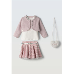 Σετ 3ων τεμαχίων με φούστα και λούτρινο Εβίτα 253225 Σετ 3ων τεμαχίων με φούστα και λούτρινο Εβίτα 253225