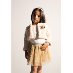 Σετ 3ων τεμαχίων με γουνάκι Εβίτα 243239