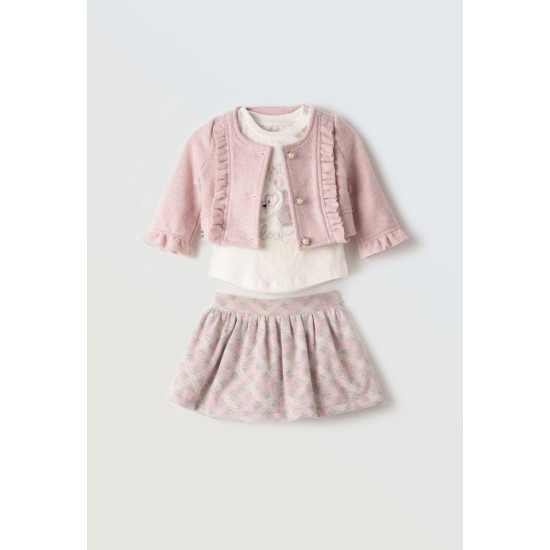 Σετ 3ων τεμαχίων με φούστα Εβίτα 243525