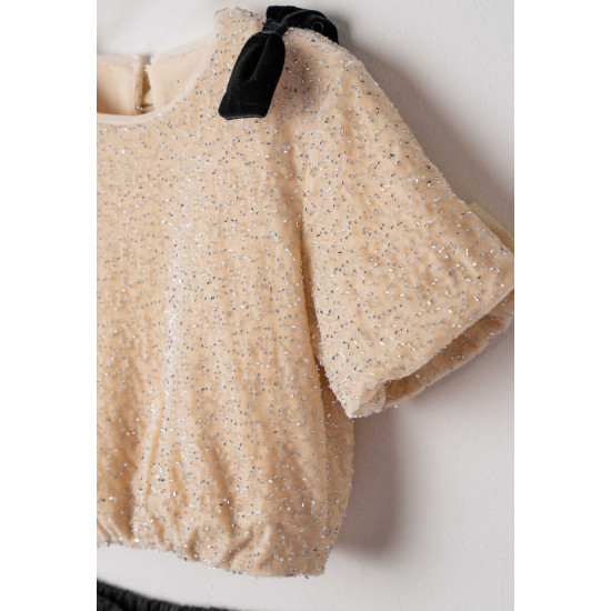 Σετ βελουτέ με καμπάνα Εβίτα 255062