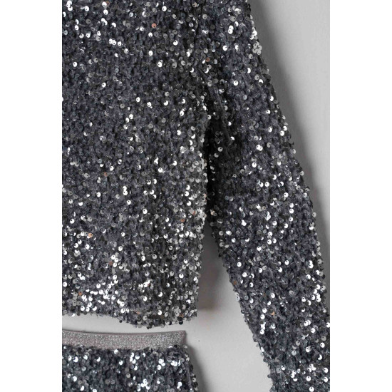 Σετ με φούστα με παγιέτες Εβίτα 255063 Σετ με φούστα με παγιέτες Εβίτα 255063