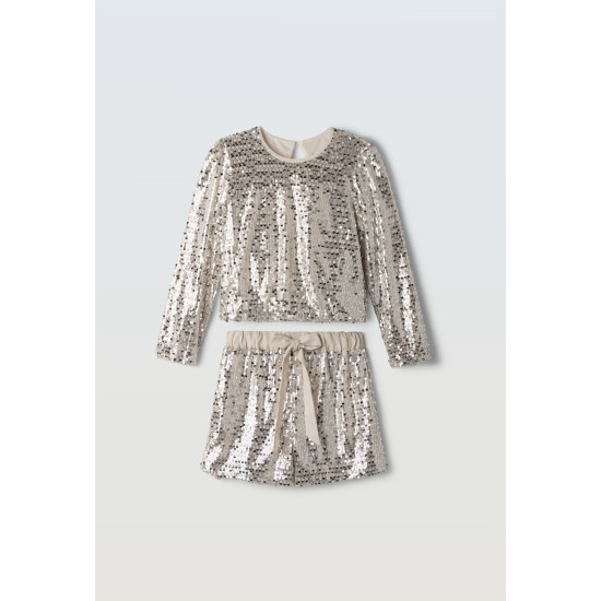 Σετ με σορτς με παγιέτες Εβίτα 255064