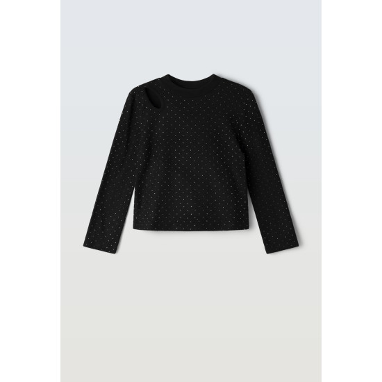 Μπλούζα με στρας Εβίτα 255068 Μπλούζα με στρας Εβίτα 255068