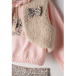 Σετ 3ων τεμαχίων με γιλέκο και τσάντα Εβίτα 255528 Σετ 3ων τεμαχίων με γιλέκο και τσάντα Εβίτα 255528