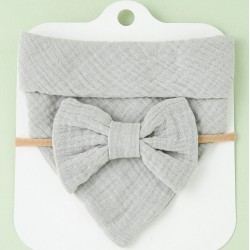 Σετ σαλιάρα με κορδέλα ΣΑΛ137