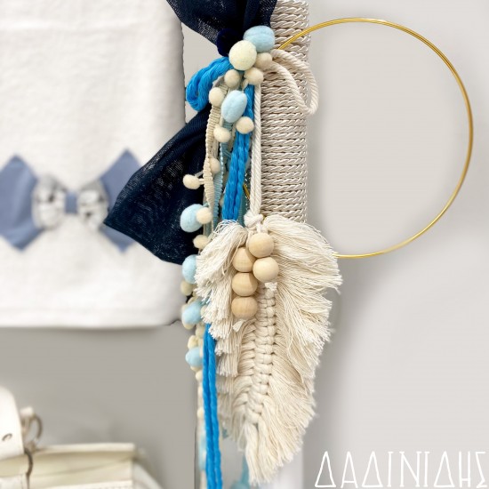 Πακέτο βάπτισης "Macrame boho" Μάκης Τσέλιος ΠΑ234