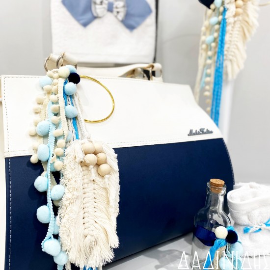 Πακέτο βάπτισης "macrame boho" Μάκης Τσέλιος ΠΑ121