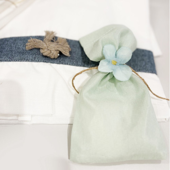 Σετ βάπτισης "Γαλάζια ορτανσία" ΣΕΤ-Α93