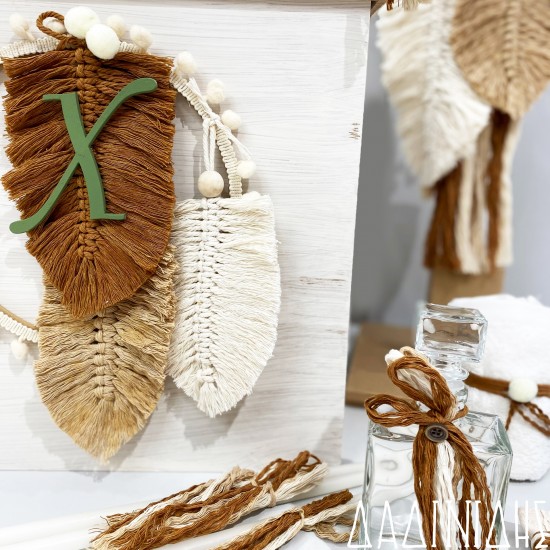 Πακέτο βάπτισης "Μacrame boho" Guy Laroche ΠΑ238
