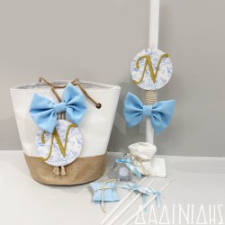 Σετ βάπτισης "Baby Dior Blue Safari" ΣΕΤ-Α101
