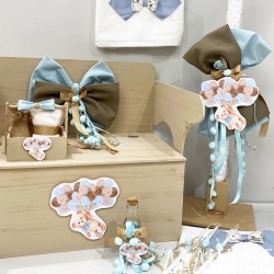 Σετ βάπτισης "Αρκουδάκι-μπαλόνια" ΣΕΤ-Α78