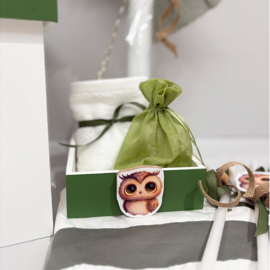 Σετ βάπτισης "Κουκουβάγια" ΣΕΤ-Α94